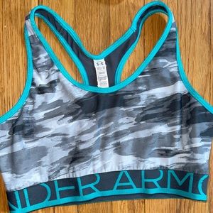 Camo Under Armour Sports Bra- Size Med